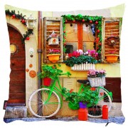 Bisikletli Yastık Kılıfı-3